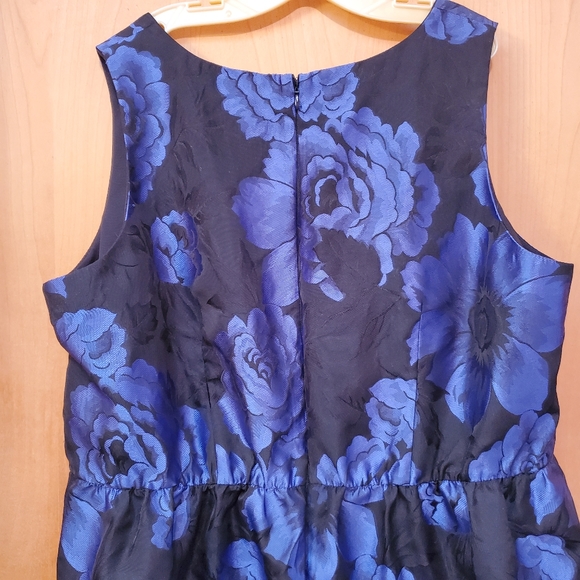 Lane Bryant Blue Rose Dress - Picture 3 of 6